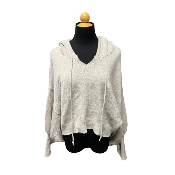 FREE PEOPLE HOODED SWEATER SIZE SMALL - Picture 6 of 6